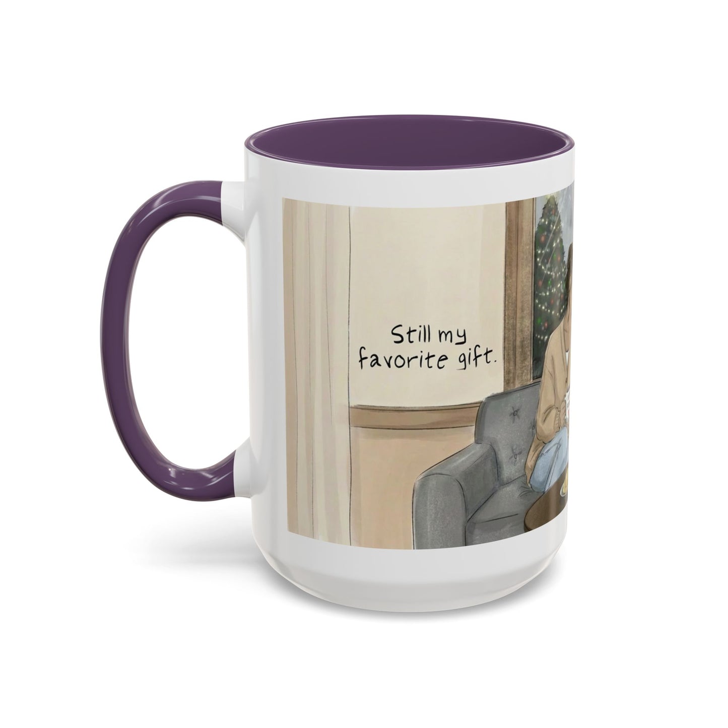 Cozy Snowy Night Coffee Mug — 'Warmth in a Mug' Ceramic Mug (11/15oz)