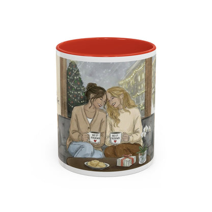 Cozy Snowy Night Coffee Mug — 'Warmth in a Mug' Ceramic Mug (11/15oz)