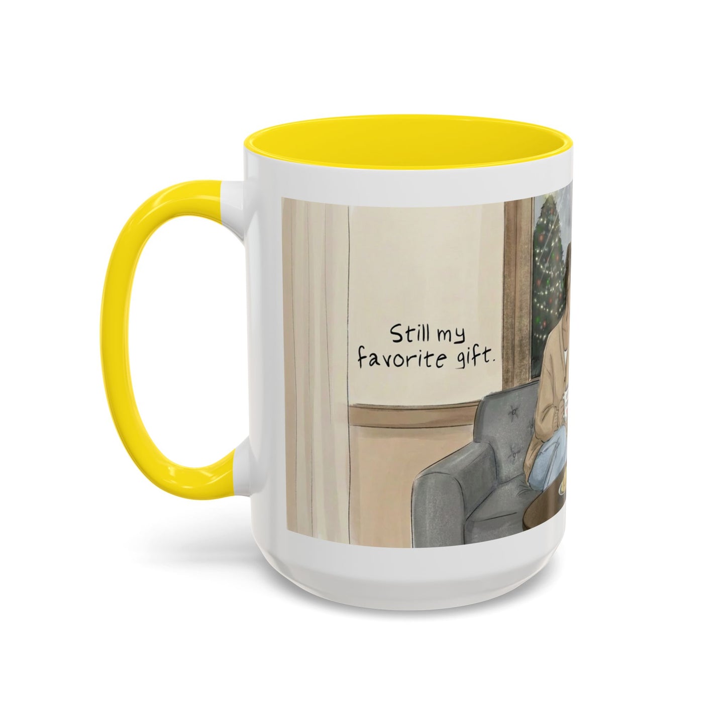 Cozy Snowy Night Coffee Mug — 'Warmth in a Mug' Ceramic Mug (11/15oz)