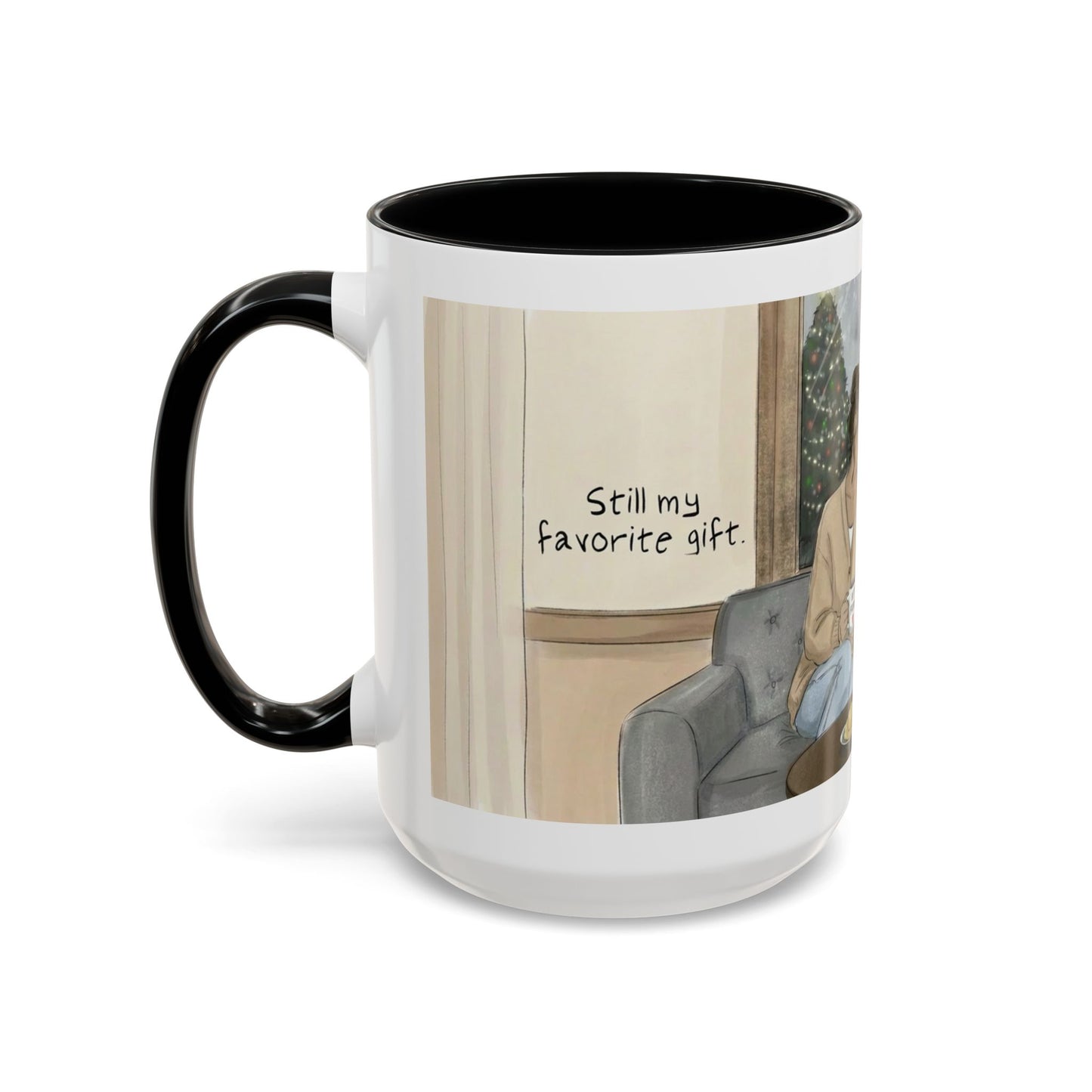 Cozy Snowy Night Coffee Mug — 'Warmth in a Mug' Ceramic Mug (11/15oz)