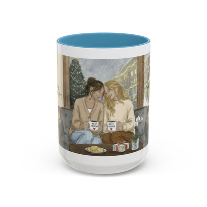 Cozy Snowy Night Coffee Mug — 'Warmth in a Mug' Ceramic Mug (11/15oz)