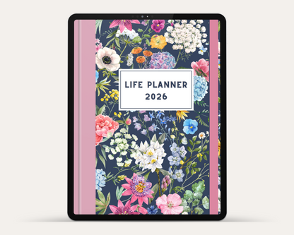 2026 Digital Life Planner, GoodNotes CollaNote Template (Digital Download)