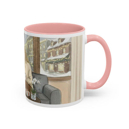Cozy Snowy Night Coffee Mug — 'Warmth in a Mug' Ceramic Mug (11/15oz)