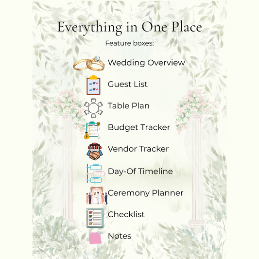 Interactive Wedding Planner HTML Dashboard, All-in-One Digital (HTML)