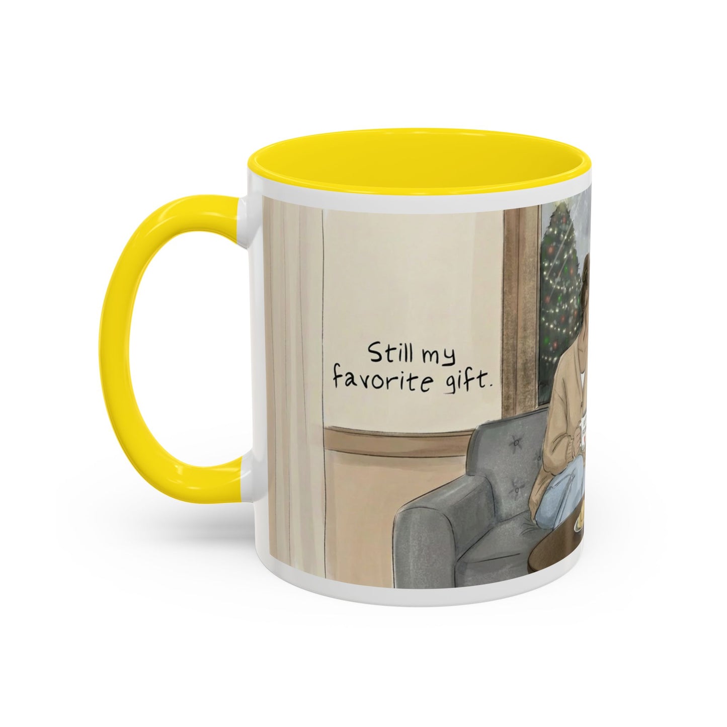 Cozy Snowy Night Coffee Mug — 'Warmth in a Mug' Ceramic Mug (11/15oz)