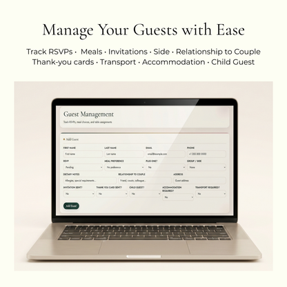 Interactive Wedding Planner HTML Dashboard, All-in-One Digital (HTML)