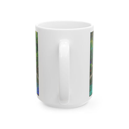 Courtyard Garden Fountain Mug | Ceramic 15oz