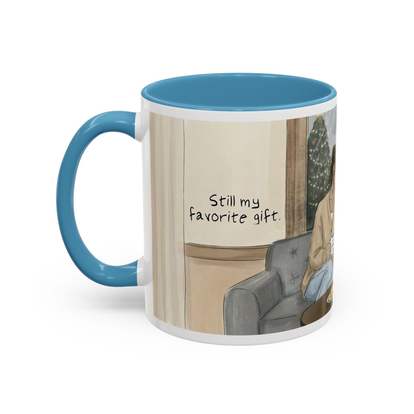 Cozy Snowy Night Coffee Mug — 'Warmth in a Mug' Ceramic Mug (11/15oz)