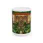 Courtyard Garden Fountain Mug | Ceramic 15oz