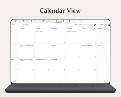ClickUp To-Do List Template | All-in-One Life Planner