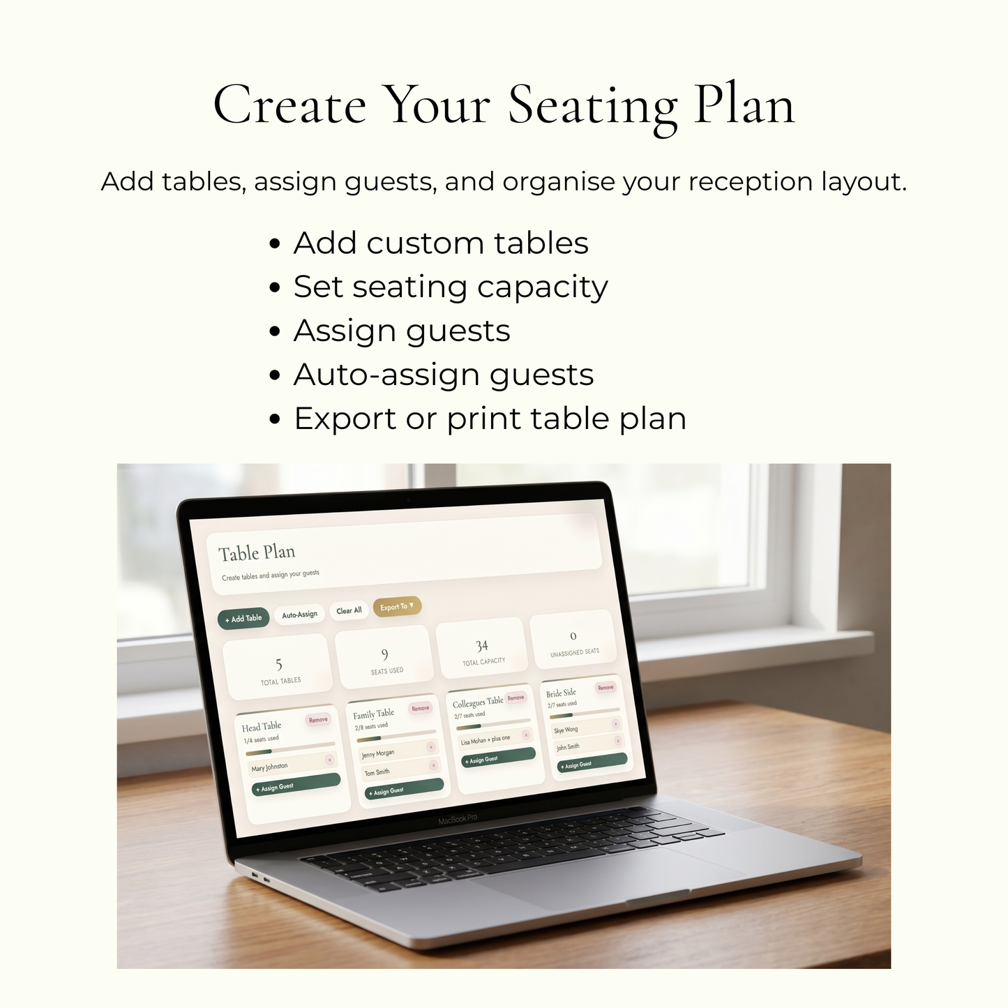 Interactive Wedding Planner HTML Dashboard, All-in-One Digital (HTML)