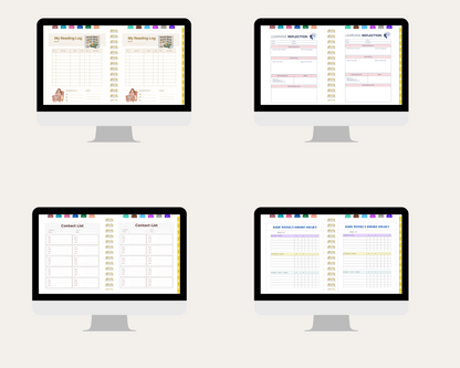 2026 Digital Life Planner, GoodNotes CollaNote Template (Digital Download)