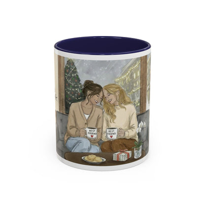 Cozy Snowy Night Coffee Mug — 'Warmth in a Mug' Ceramic Mug (11/15oz)
