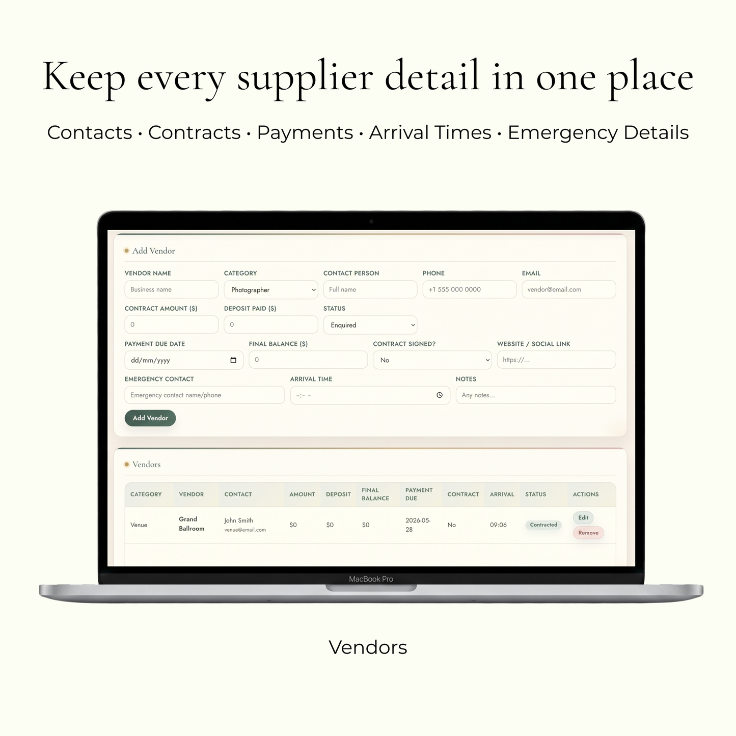 Interactive Wedding Planner HTML Dashboard, All-in-One Digital (HTML)