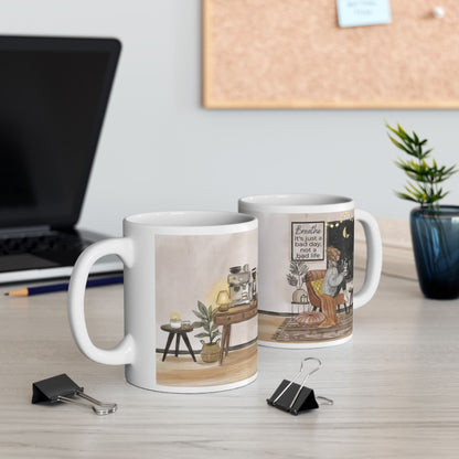 Cozy Home Interior Mug | Ceramic Coffee Cup, 11oz 15oz