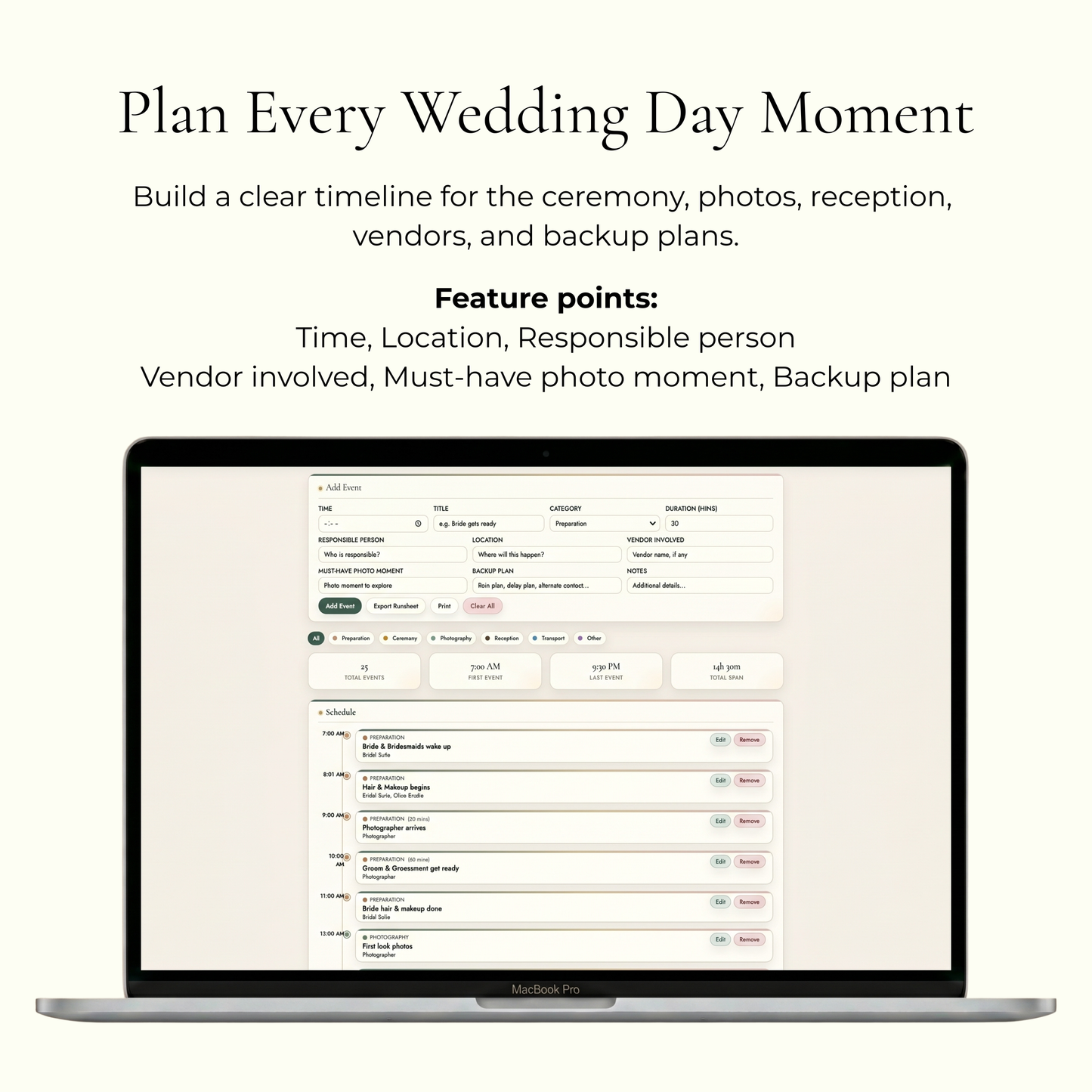 Interactive Wedding Planner HTML Dashboard, All-in-One Digital (HTML)