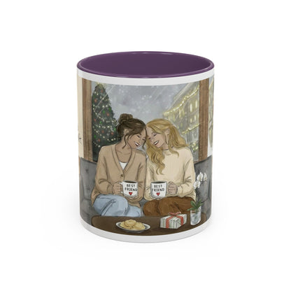 Cozy Snowy Night Coffee Mug — 'Warmth in a Mug' Ceramic Mug (11/15oz)