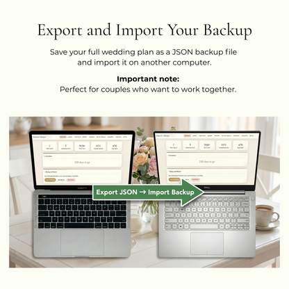 Interactive Wedding Planner HTML Dashboard, All-in-One Digital (HTML)