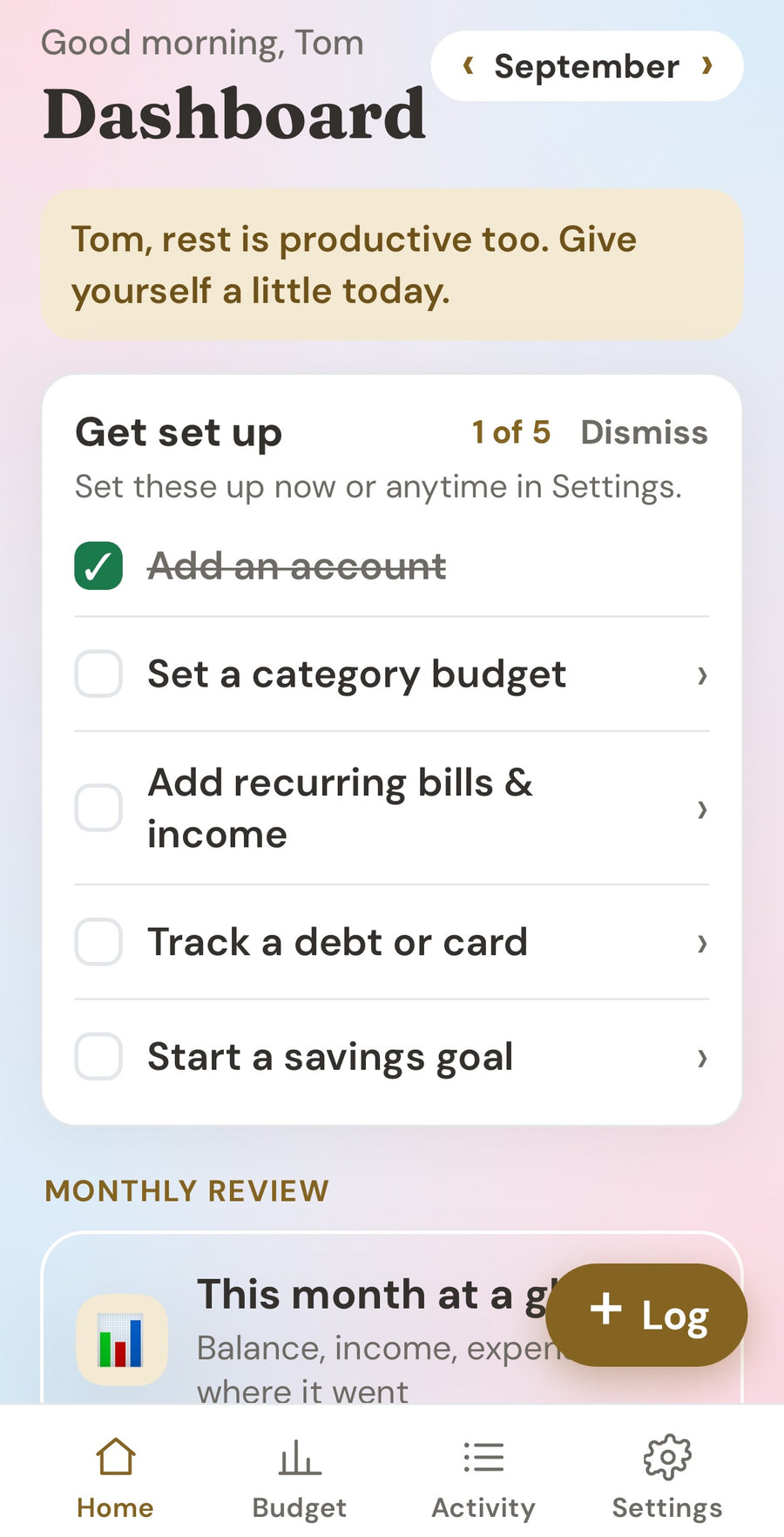 Set up simply. Make it yours.